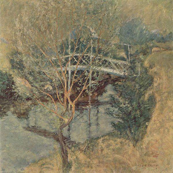 John Henry Twachtman Die weiBe BrUcke